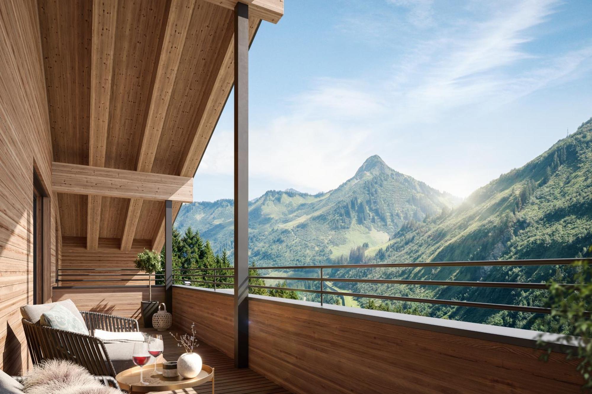 Appartement Alpenstolz Damuels Haus 2 - Stilvoll Urlauben In Den Bergen Extérieur photo